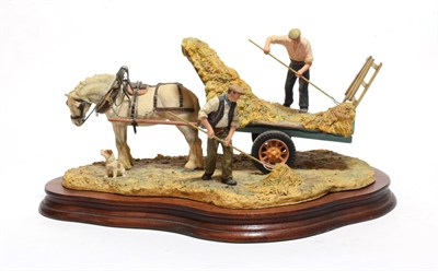 Lot 148 - Border Fine Arts 'The Haywain' (Haymaking), model No. JH73 by Anne Wall, limited edition...