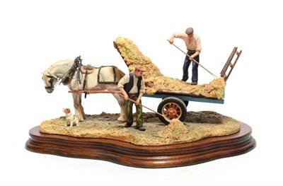 Lot 149 - Border Fine Arts 'The Haywain' (Haymaking), model No. JH73 by Anne Wall, limited edition...