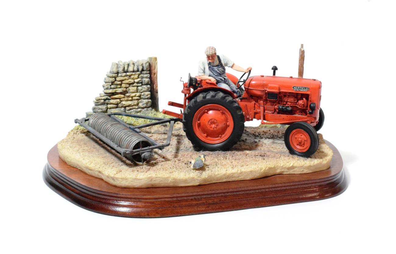 Lot 155 - Border Fine Arts 'Turning with Care' (Nuffield Tractor), model No. B0094 by Ray Ayres, limited...