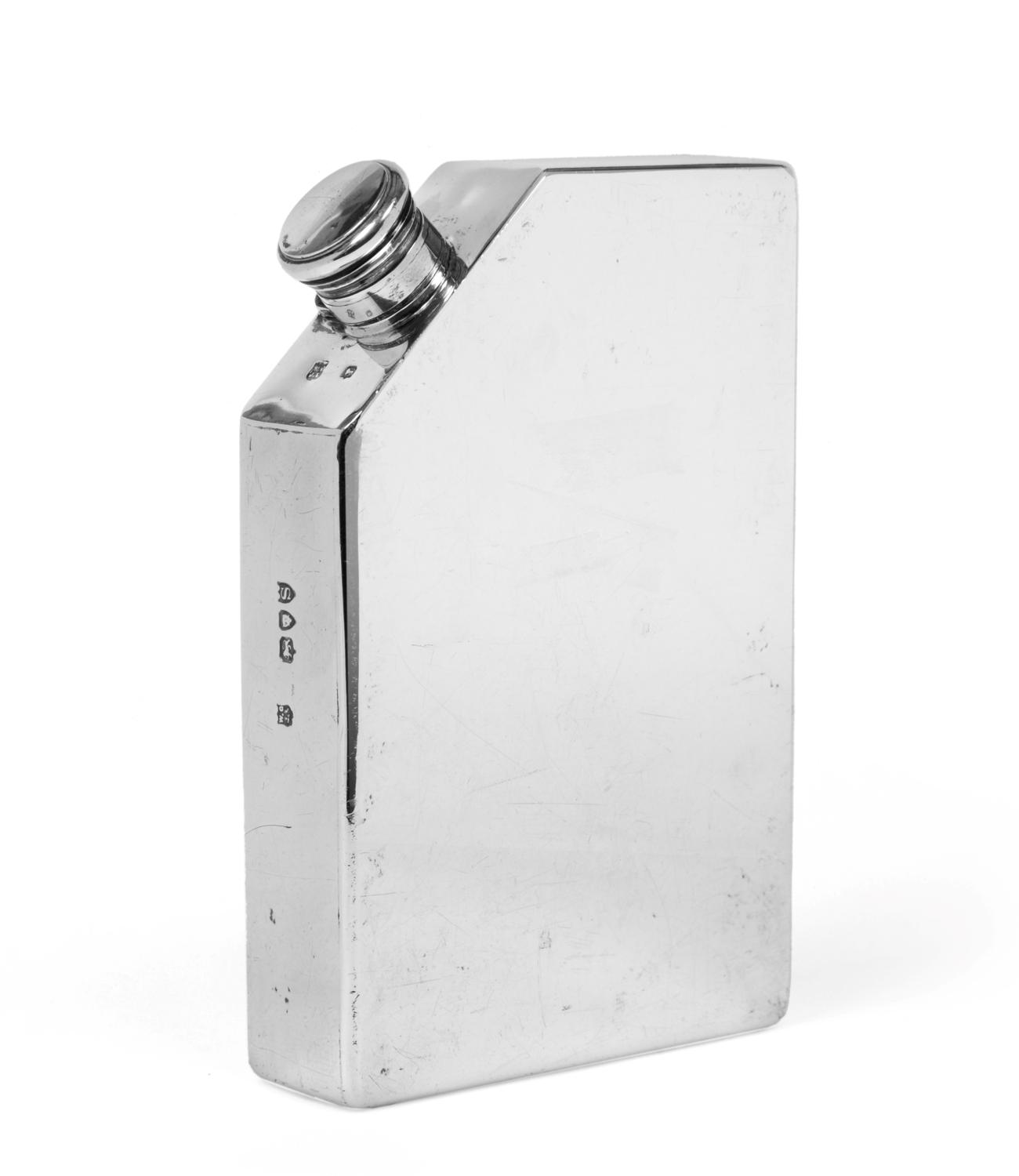 Lot 3018 - A Victorian Silver Spirit-Flask, by William Gibson and John Lawrence Langman, London, 1893,...