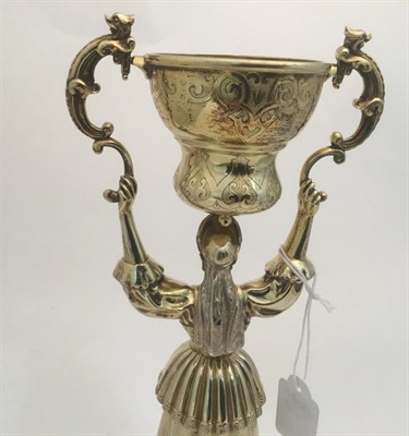 Lot 3034 - A Victorian Parcel-Gilt Silver Wager-Cup, by Thomas Henry Francis and Frederick Francis,...