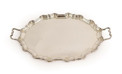 Lot 3038 - A George V Silver Tray, by the Goldsmiths and Silversmiths Co. Ltd., Sheffield, 1919, shaped...