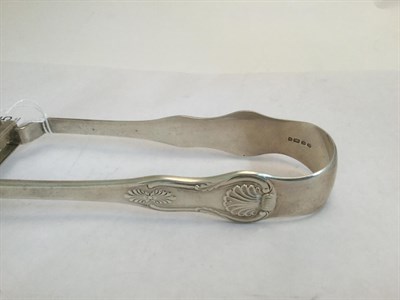 Lot 3055 - A Pair of Victorian Silver Asparagus-Tongs, by William Eaton, London, 1845, King's pattern,...