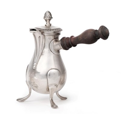 Lot 3106 - A French Empire Silver Miniature Toy Coffee-Pot, maker's mark indistinct, Paris, 1809-1819,...