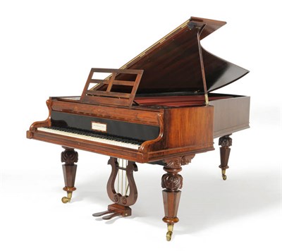 Lot 1285 - A Victorian 8ft Rosewood Cased Grand Piano, by John Broadwood, model no.11, serial no.5351,...