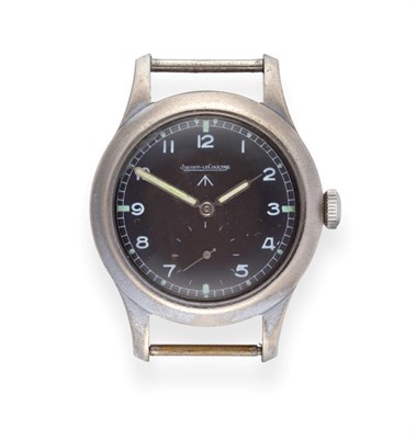 Lot 3198 - A World War II Military Wristwatch, signed Jaeger LeCoultre, known by collectors as one of...