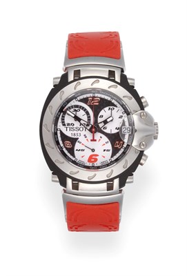 Lot 3212 - A Moto GP Limited Edition World Championship Calendar Chronograph Wristwatch, signed Tissot, ref: T
