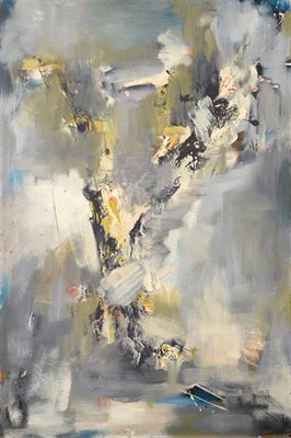 Lot 17 - Marie Walker Last (1917-2017) ''Mirage 2'' Signed and inscribed verso, oil on board,122cm by...