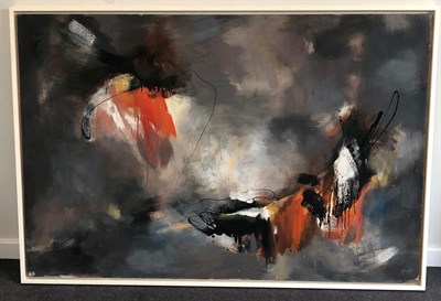 Lot 19 - Marie Walker Last (1917-2017) ''Space Intangibles'' Signed verso, oil on board, 122cm by 183cm