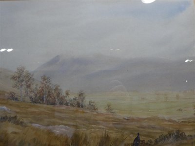 Lot 2012 - Vincent Balfour-Browne (1880-1963) Moor scene Initialled and dated 1908, watercolour heightened...