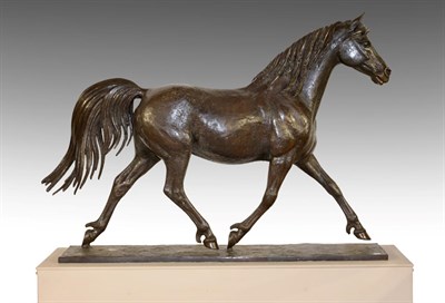 Lot 2089 - Sally Arnup FRBS, ARCA (1930-2015) ''Arab Horse Aslan'' (1985)  Signed and numbered IV/X,...