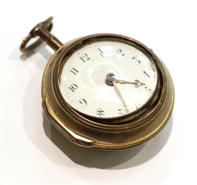 Lot 218 - A verge pocket watch