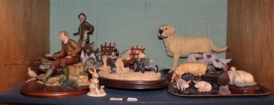 Lot 264 - A collection of Country Artists, Sherat and Simpson, foreign and other animal figurines