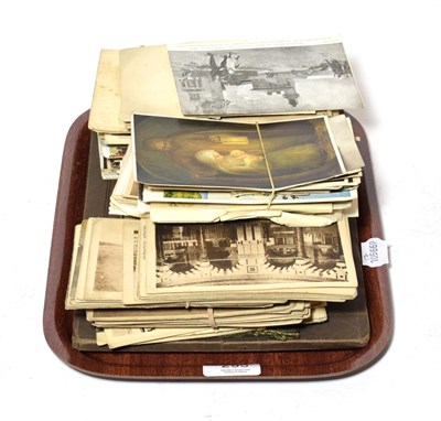 Lot 295 - A collection of postcards and vintage photographs including view of old Egypt and Israel...