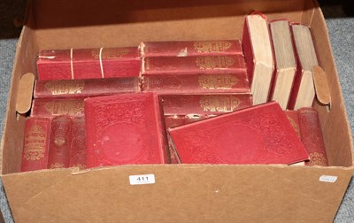 Lot 411 - Dickens, Charles Works. Chapman & Hall, c.1869. 8vo (24 vols). Org. red cloth. [24]