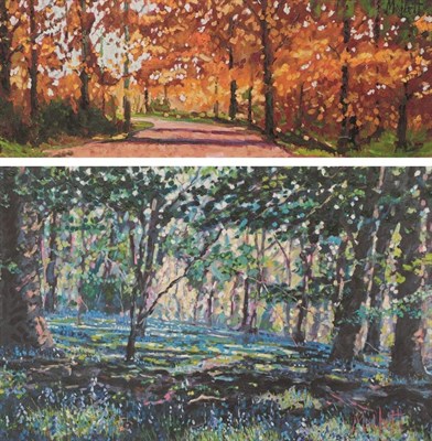 Lot 1000 - Timmy Mallett (b.1955) ''Bluebell Shadows'' Signed and numbered 2/195, hand embellished canvas,...