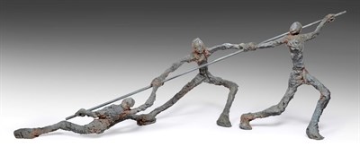 Lot 1033 - Ann Vrielinck (b.1966) Belgian ''Arrange''  Bronze, number 2/48, 71cm by 200cm  Artist's Resale...