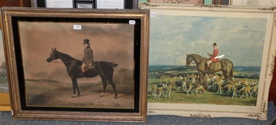 Lot 1097 - After Abrahams Cooper (RA 1787-1868) Master of the old Surrey and Burstow hounds, mounted on...