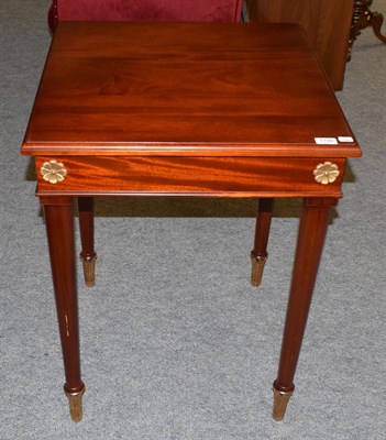 Lot 1199 - A lamp table made by Anthony Nixon, bespoke furniture maker, Barnard Castle, 81cm high
