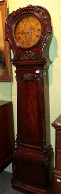 Lot 1227 - A Scottish mahogany eight day longcase clock, signed H.Connell, Glasgow, circa 1840