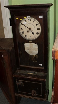 Lot 1242 - A time recorder clock