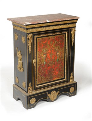 Lot 1368 - A Napoleon II Red Tortoiseshell, Ebonised and Gilt Mounted Meubles D'Appui, 3rd quarter 19th...