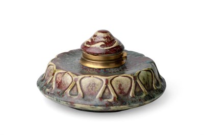 Lot 1072 - Attributed to Pierre-Adrien Dalpayrat (1844-1910): A Stoneware Inkwell, circa 1890, with...