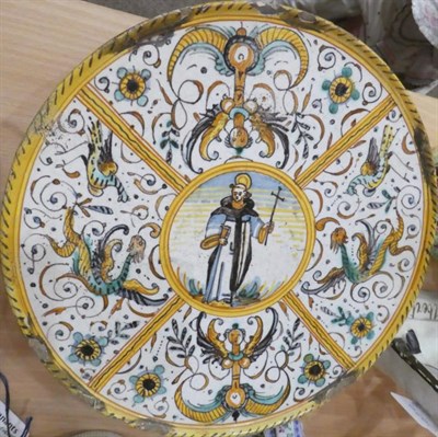 Lot 1078 - A Vienna Porcelain Soup Plate, circa 1800, painted with figures flying a kite in landscape within a
