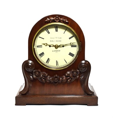 Lot 1135 - A Mahogany Striking Table Clock, signed James McCabe, Royal Exchange, London, mid-19th century,...