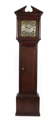 Lot 1144 - ~ An Oak Thirty Hour Longcase Clock, signed Joseph Monkhouse, Fecit, circa 1780, broken arch...