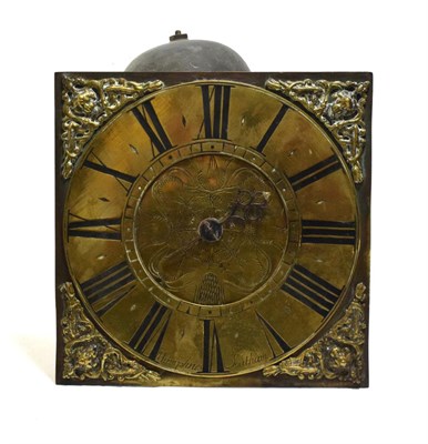 Lot 1150 - ~ A Single Handed Thirty Hour Hook and Spike Wall Clock, signed Wm Humphries, Southam, 18th...