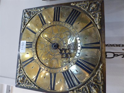 Lot 1150 - ~ A Single Handed Thirty Hour Hook and Spike Wall Clock, signed Wm Humphries, Southam, 18th...