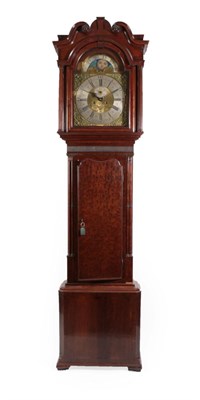 Lot 1156 - A Mahogany Eight Day Longcase Clock, signed Nicholson, Whitehaven, circa 1760, swan neck...