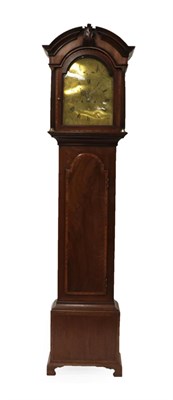 Lot 1169 - A Scottish Mahogany Eight Day Longcase Clock, signed Chas Lunan, Aberdeen, circa 1800, broken...