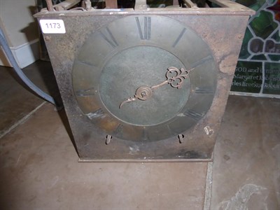 Lot 1173 - An 18th Century Turret Clock Movement, wrought iron two train movement with a verge crown wheel...