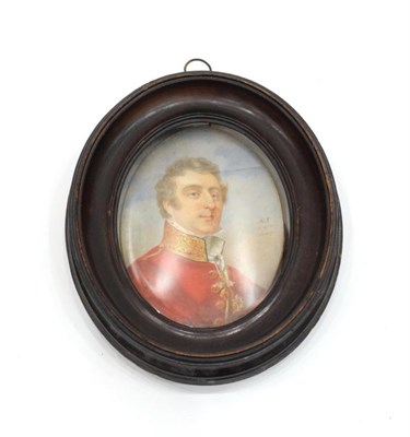 Lot 1300 - After Jean Baptiste Isabey (French, 1767-1855): Miniature Bust Portrait of the Duke of...