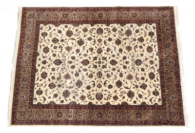 Lot 150 - Good Ziegler Design Carpet Probably Indian, modern The ivory field with an allover design of...