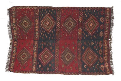 Lot 242 - Van/Hakari Kilim South East Anatolia, circa 1929 Woven in two halves and joined, the field with...
