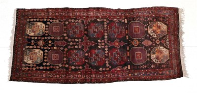 Lot 319 - Hamadan Khelleh Iranian Kurdistan, circa 1960 The field with two columns of elephant foot güls...