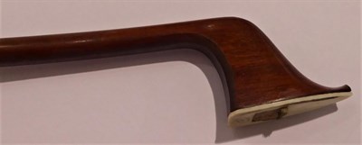 Lot 3002 - Cello Bow 700mm excluding button, stamped 'E.A Ouchard Paris' 75.4g