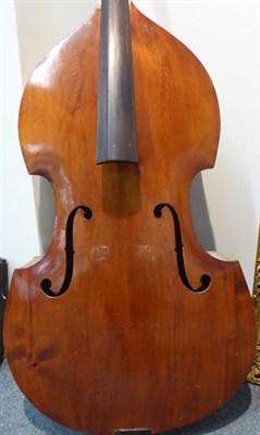 Lot 3003 - Double Bass approximate playing length 41 1/2'', upper bout 20'', middle 13 1/2'', lower 25...