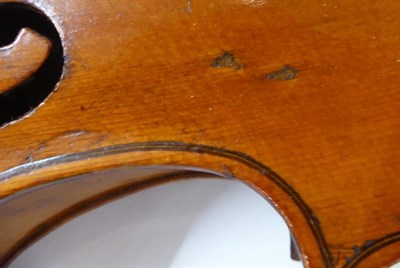 Lot 3004 - Viola 15 3/8'' one piece back, ebony fingerboard, inside stamped 'J. Stuart Paul Maker, Oldham...