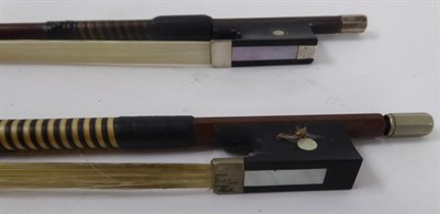 Lot 3022 - Violin 14 3/8'' one piece back, ebony fingerboard and pegs, with hand written label 'Violin by...