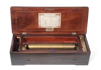 Lot 3055 - A Fine Musical Box Playing Eight Operatic Airs, By Nicole Frères, circa 1872, Serial No....