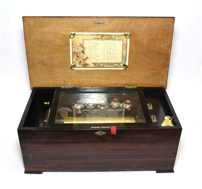Lot 3060 - A Large Bells-en-Vue Musical Box, Playing 20 Airs, Most Probably By B. A. Bremond, serial no....