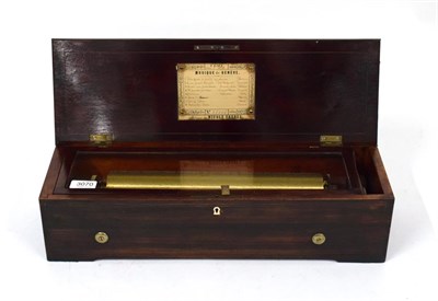 Lot 3070 - A Very Good Key-Wind Hooked Tooth Musical Box Playing Operatic Arias, By Nicole Frères, serial no.