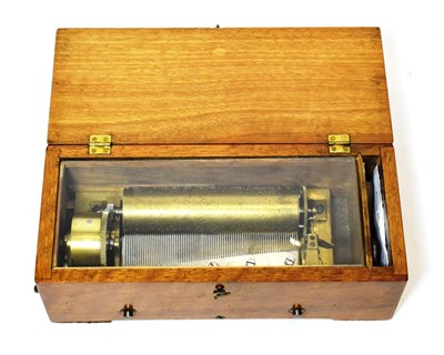 Lot 3074 - An Early And Fine Hooked Tooth Key-Wind Musical Box, By F. Lecoultre, serial no. 10182, playing...