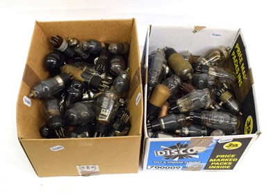 Lot 3089 - A Good Quantity Of Larger Radio Valves: some metalized, some octals, makers including, Osram,...