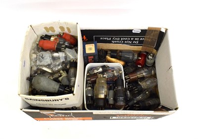 Lot 3090 - A Good Quantity Of Radio Valves: some metalized, some smaller skirted types, mostly unboxed, makers