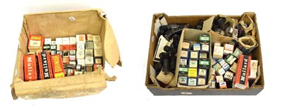 Lot 3093 - A Large Quantity Of Radio Valves: mainly the Novel and 1950s-onwards B-types, most in cartons,...
